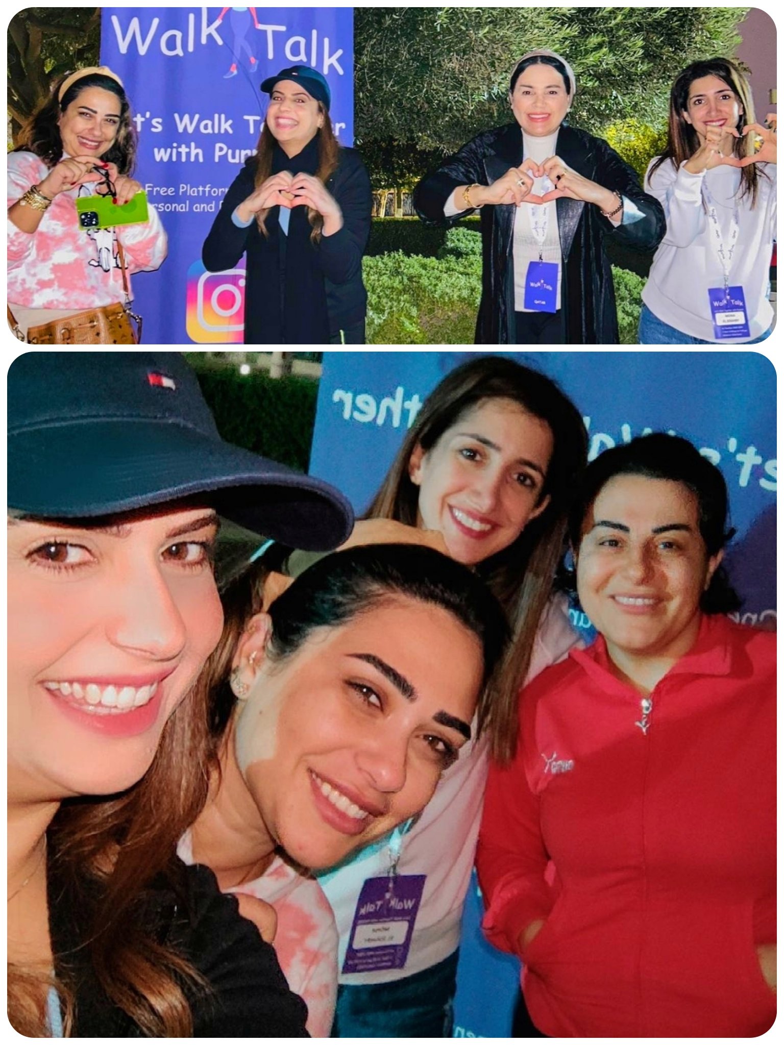 Positive energy to the walk and talk!